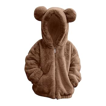 【ArimCloset】bear brown fleece fur baby coat~フリースコート ArimCloset】4oz bear fleece fur baby coat〜フリースコート